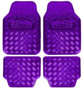 Cubre pisos efecto metalizado