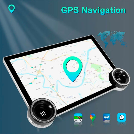 Radio Auto 2 DIN Android CarPlay Bluetooth Pantalla Táctil 10.1"