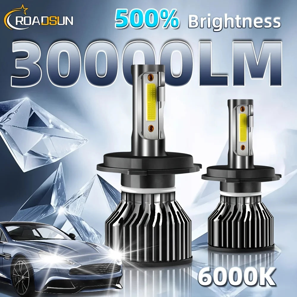 COB LED Roadsun 150W 6000k 30000LM H1 H4/9003/HB2 HB1/9004 H7 H11 H13 HB3/9005 HB4/9006 HIR2/9012