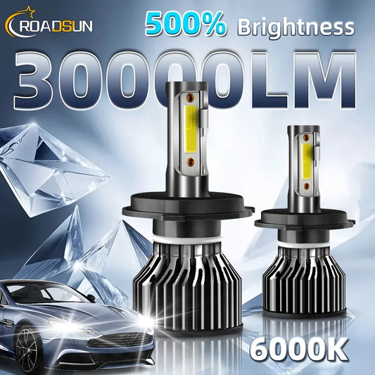 COB LED Roadsun 150W 6000k 30000LM H1 H4/9003/HB2 HB1/9004 H7 H11 H13 HB3/9005 HB4/9006 HIR2/9012