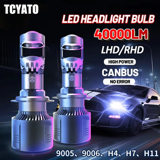 LED TCYATO 400W 40000LM CANBUS 9005/HB3 9006/HB4 H7 H8 H9 H11 9012/HIR2