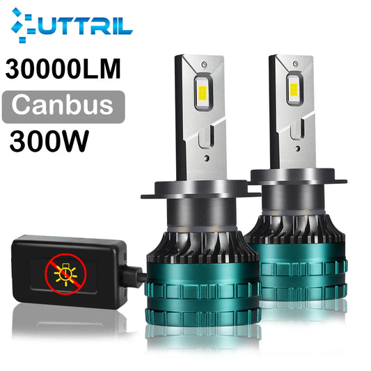 LED Uttril 300W 30000LM 6000K CANBUS H4 H7 H1 9005/HB3 H8 H11 9006/HB4