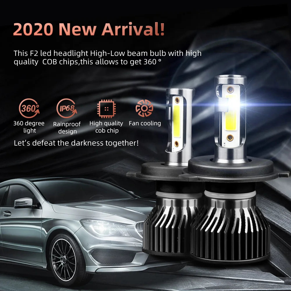 COB LED Roadsun 150W 6000k 30000LM H1 H4/9003/HB2 HB1/9004 H7 H11 H13 HB3/9005 HB4/9006 HIR2/9012
